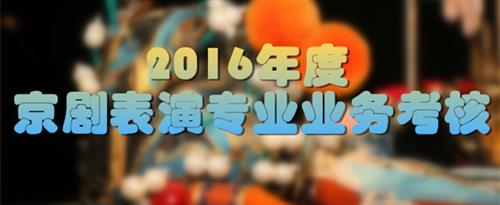 操操操操操操操操操操肥胖老女人网国家京剧院2016年度京剧表演专业业务考...